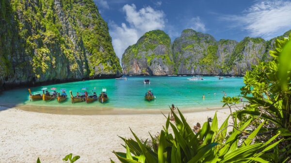 Maya Bay auf Phi Phi Inseln in Thailand