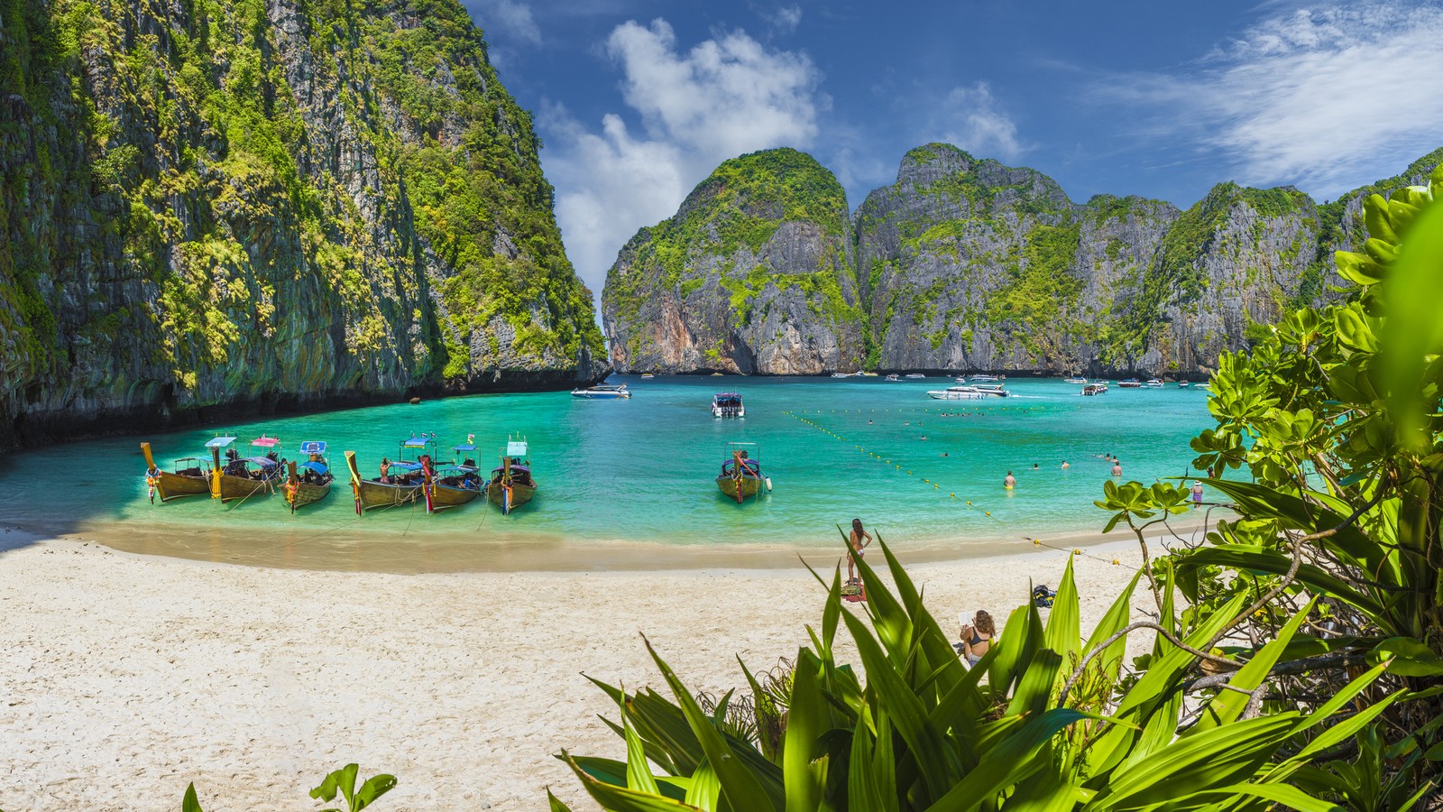 Maya Bay auf Phi Phi Inseln in Thailand