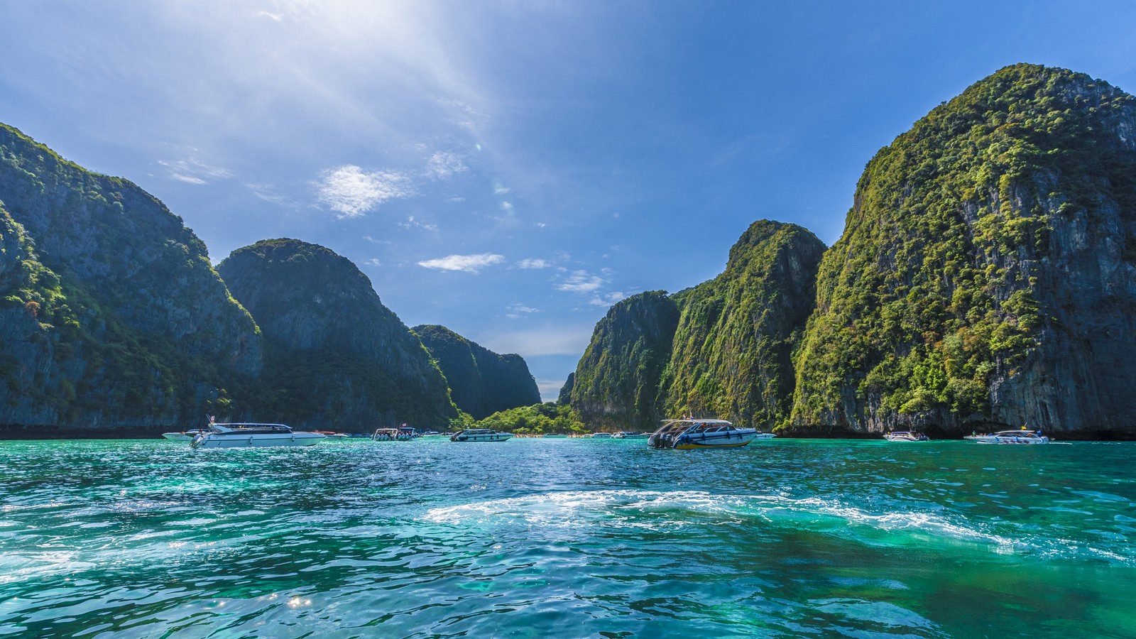 Maya Bay auf Phi Phi Inseln in Thailand