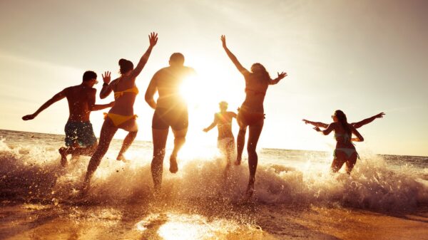 Teenager am Meer