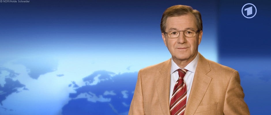 KU 2014 SLIDE940 TV ARD Tagesschau 1 Jan Hofer BILD NDR Holde Schneider