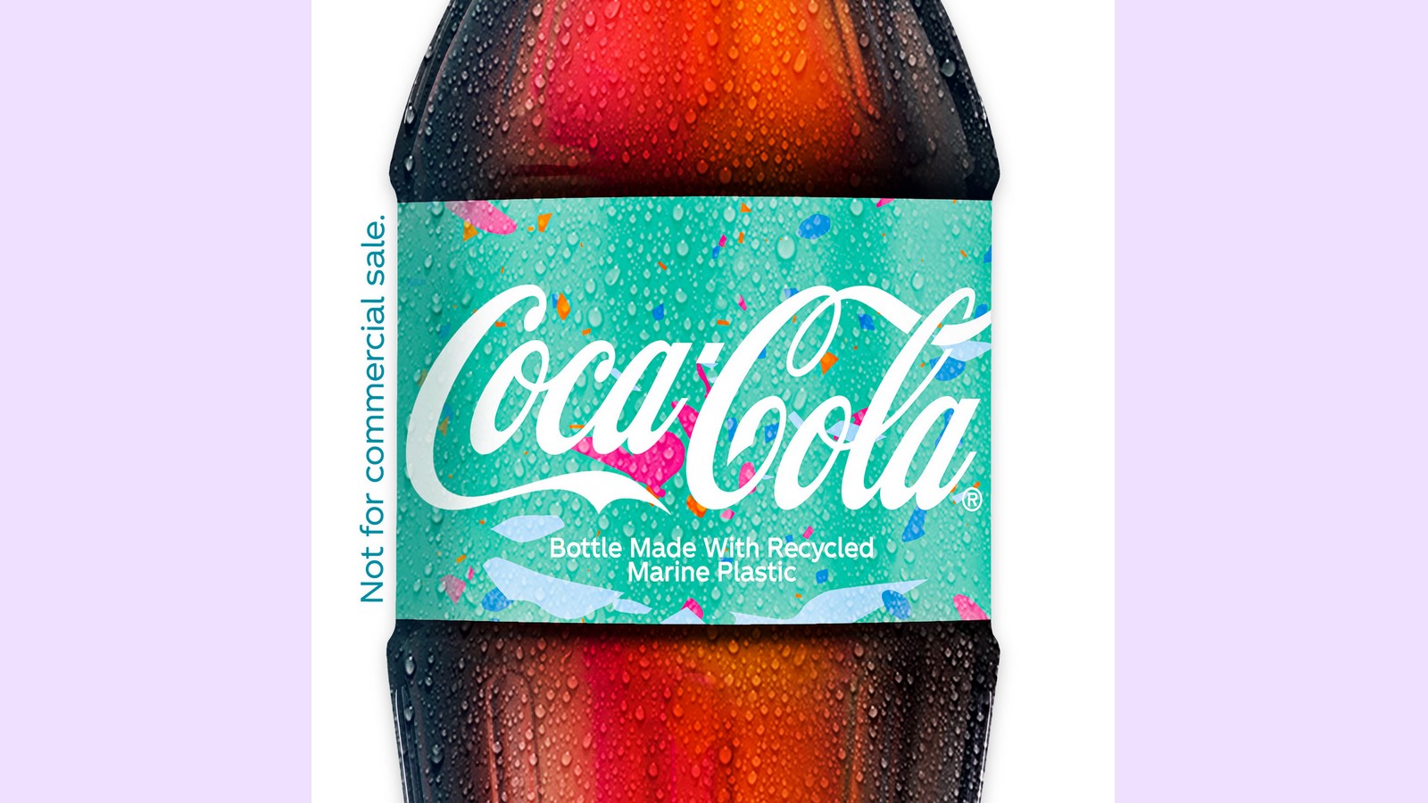 Coca Cola in türkis