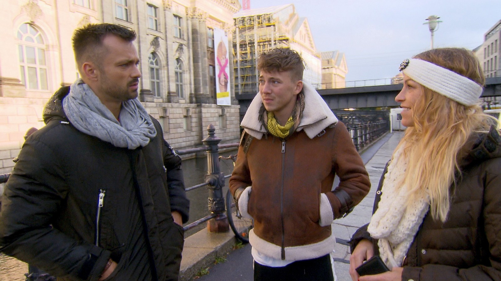 Mike, Connor und Anke bei BTN