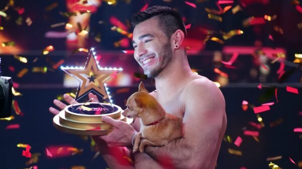 Christian und Hund Percy