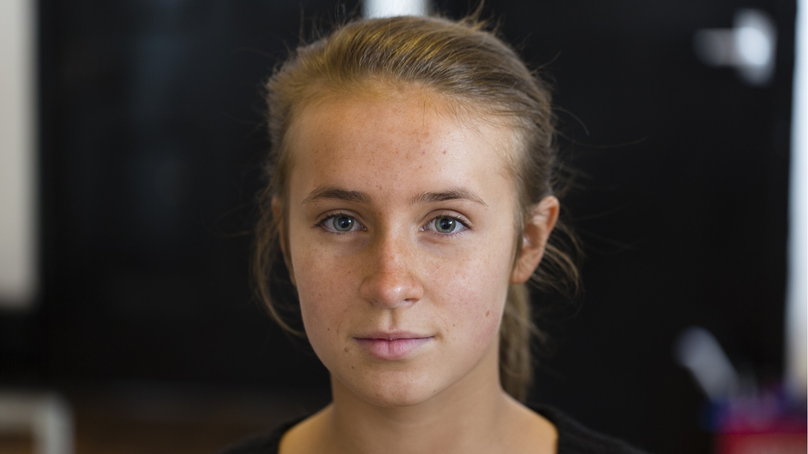 Teenager ohne Make-up