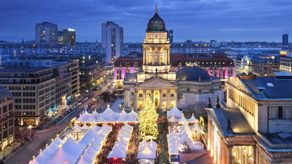 Weihnachtsmarkt am Gendarmenmarkt in Berlin
