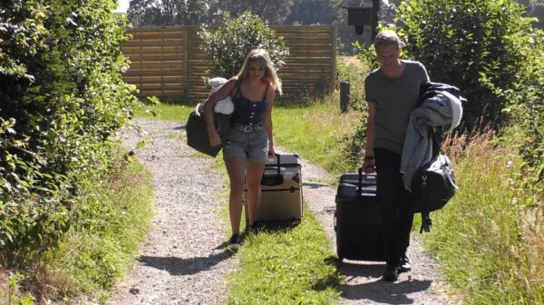 Annemarie Eilfeld und Tim Sandt im "Sommerhaus der Stars"