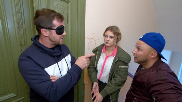 Basti, Lynn und Krätze bei "Berlin - Tag & Nacht"