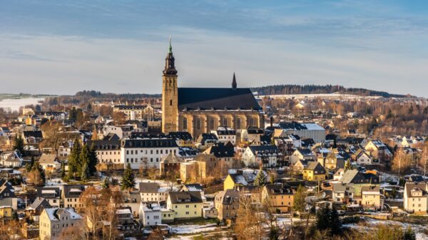 Schneeberg im Erzgebirge
