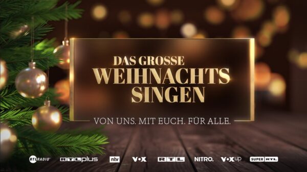 Weihnachtssingen bei RTL