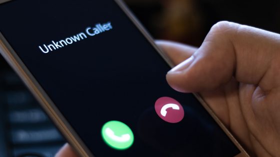 Callcenter Anrufer unbekannte Nummer