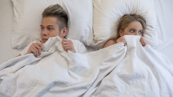 Paar im Bett