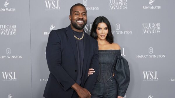 Kayne West und Kim Kardashian