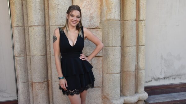 Anne Wünsche beim Megapark-Opening auf Mallorca im Jahr 2019