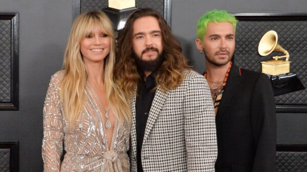Heidi Klum mit Tom und Bill Kaulitz