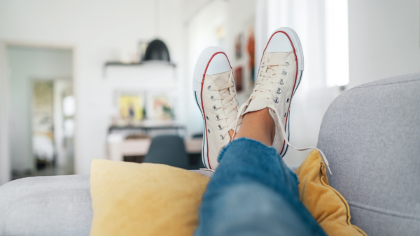 Darum Schuhe aus Wohnung