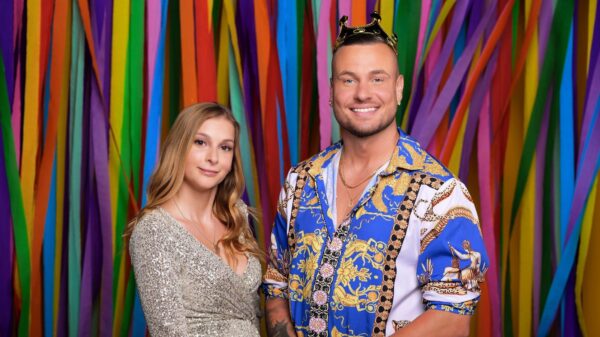 Eric Sindermann und Katharina Hambuechen im "Sommerhaus der Stars"