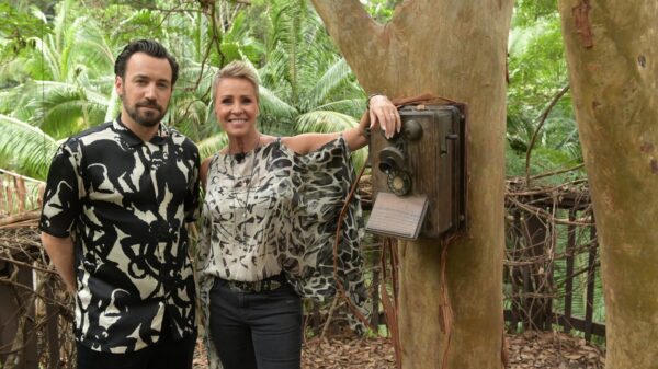 Jan Köppen und Sonja Zietlow im Dschungelcamp 2023