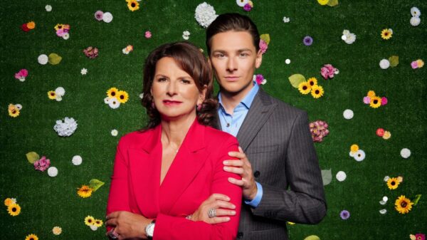 Claudia Obert und Max Suhr im "Sommerhaus der Stars" 2023