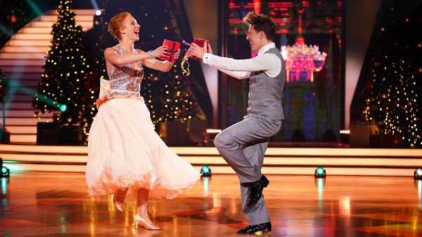 Anna Ermakova und Valentin Lusin in der "Let's Dance"-Weihnachtsshow