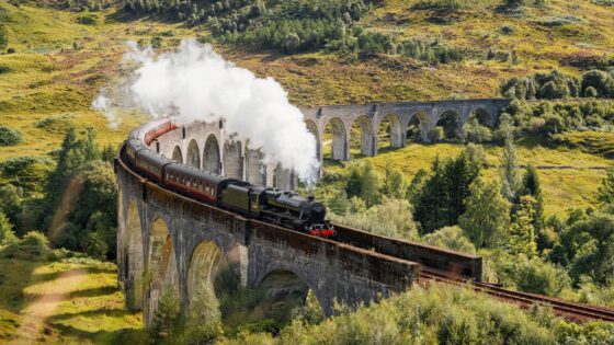 Glenfinnan Viaduct aus "Harry Potter"