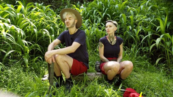 Edith Stehfest und Sam Dylan im Dschungelcamp 2025