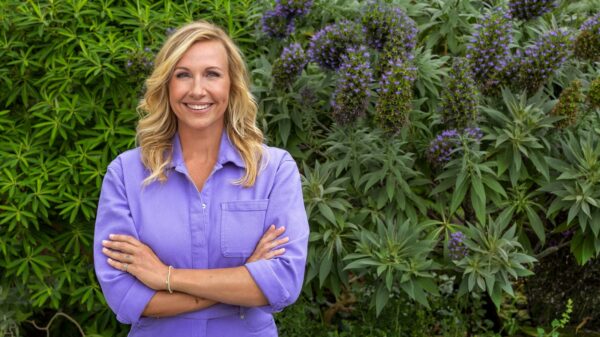 Andrea Kiewel beim ZDF-"Fernsehgarten"