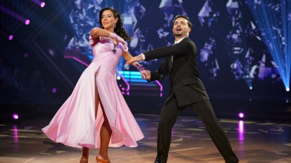 Leyla Lahouar und Sergiu Maruster bei "Let's Dance" 2025