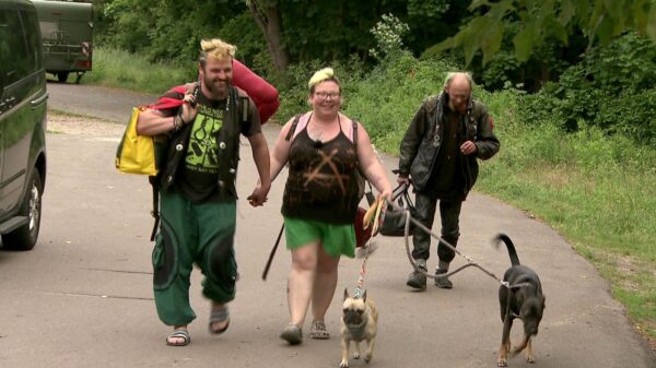 Paddy und Lausi bei "Hartz Rot Gold"