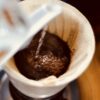Kaffee aufgießen