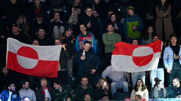 Grönland-Flagge bei Olympia
