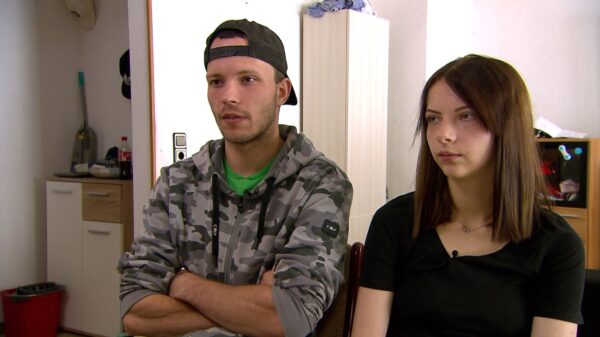 Angelique und Mike bei "Armes Deutschland"