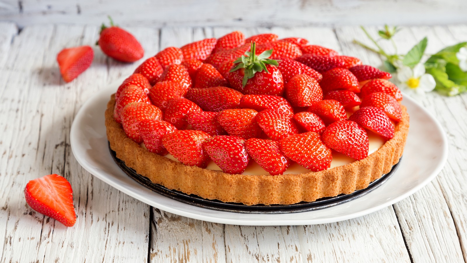Mit diesem Trick weicht der Boden vom Erdbeerkuchen nicht durch 61 Erdbeerkuchen