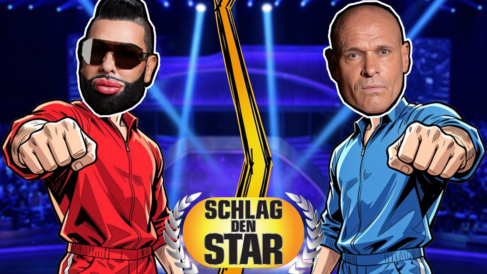 "Schlag den Star": Harald Glööckler vs. Thorsten Legat - der Gewinner wurde gekürt 61 Harald Glööckler und Thorsten Legat bei "Schlag den Star"