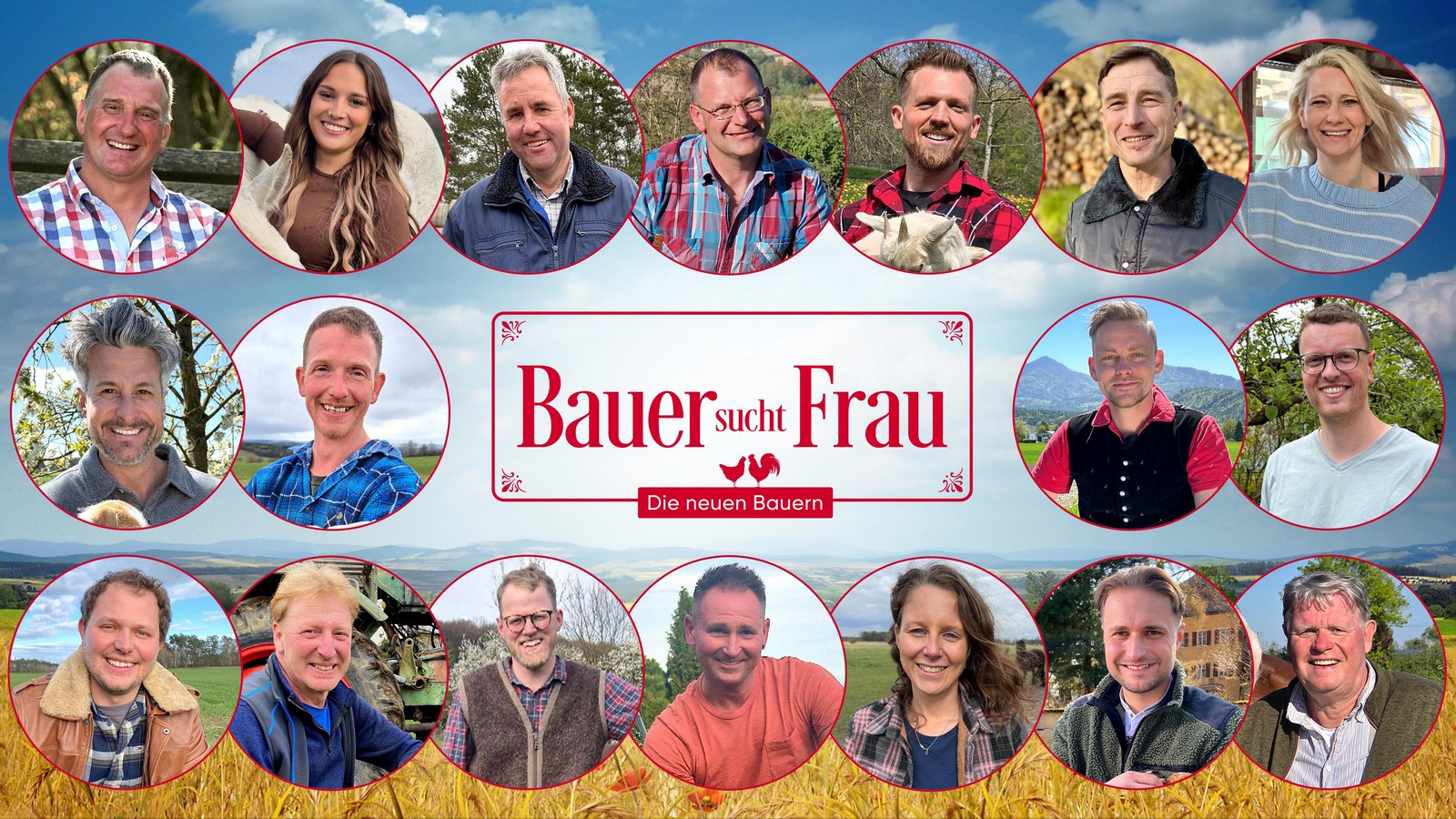 "Bauer sucht Frau" 2026: Das sind alle Kandidaten der neuen Staffel 61 "Bauer sucht Frau" 2026