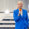 Andrea Kiewel im ZDF-"Fernsehgarten"