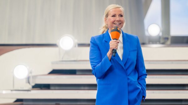 Andrea Kiewel im ZDF-"Fernsehgarten"