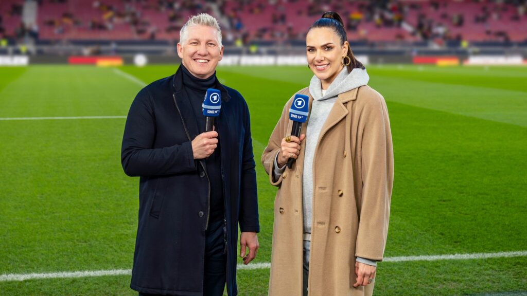 Bastian Schweinsteiger und Esther Sedlaczek