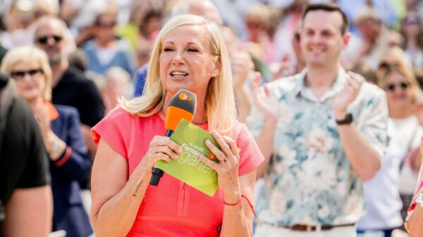 Andrea Kiewel im ZDF-"Fernsehgarten"