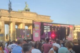 Vor dem Anschlag stand sie auf der Bühne: Sarah Connor vom CSD evakuiert 64 Vor dem Anschlag stand sie auf der Bühne: Sarah Connor vom CSD evakuiert