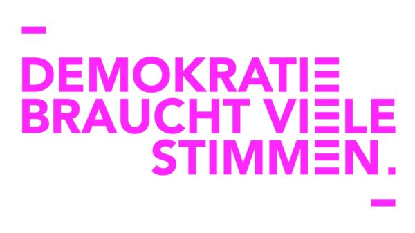 "Demokratie braucht viele Stimmen": Medien starten bundesweite Aktion - auch KUKKSI beteiligt sich 44 "Demokratie braucht viele Stimmen"