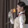 Sauerstoffmaske im Flugzeug