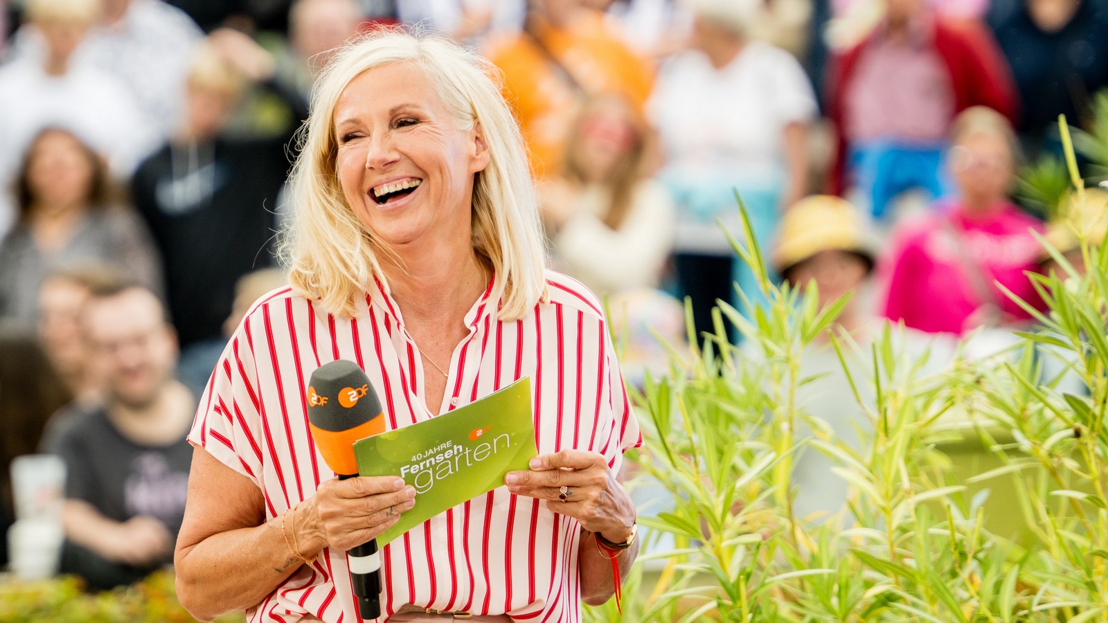 Bienen-Attacke, Bühnensturz und Weihnachts-Party: Das waren die größten „Fernsehgarten“-Momente 2026 72 Andrea Kiewel im "ZDF-Fernsehgarten"